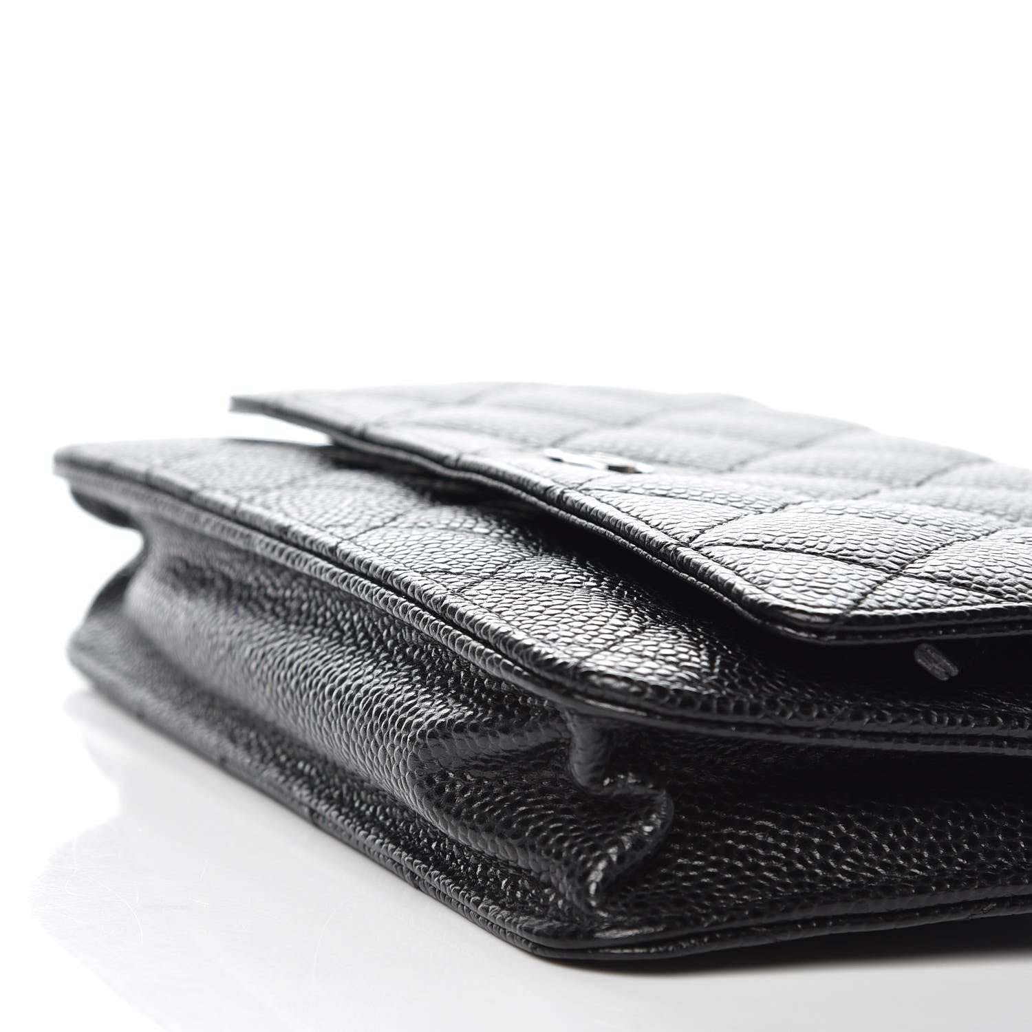 Chanel Caviar Quilted Wallet On Chain WOC Black 12 of 12