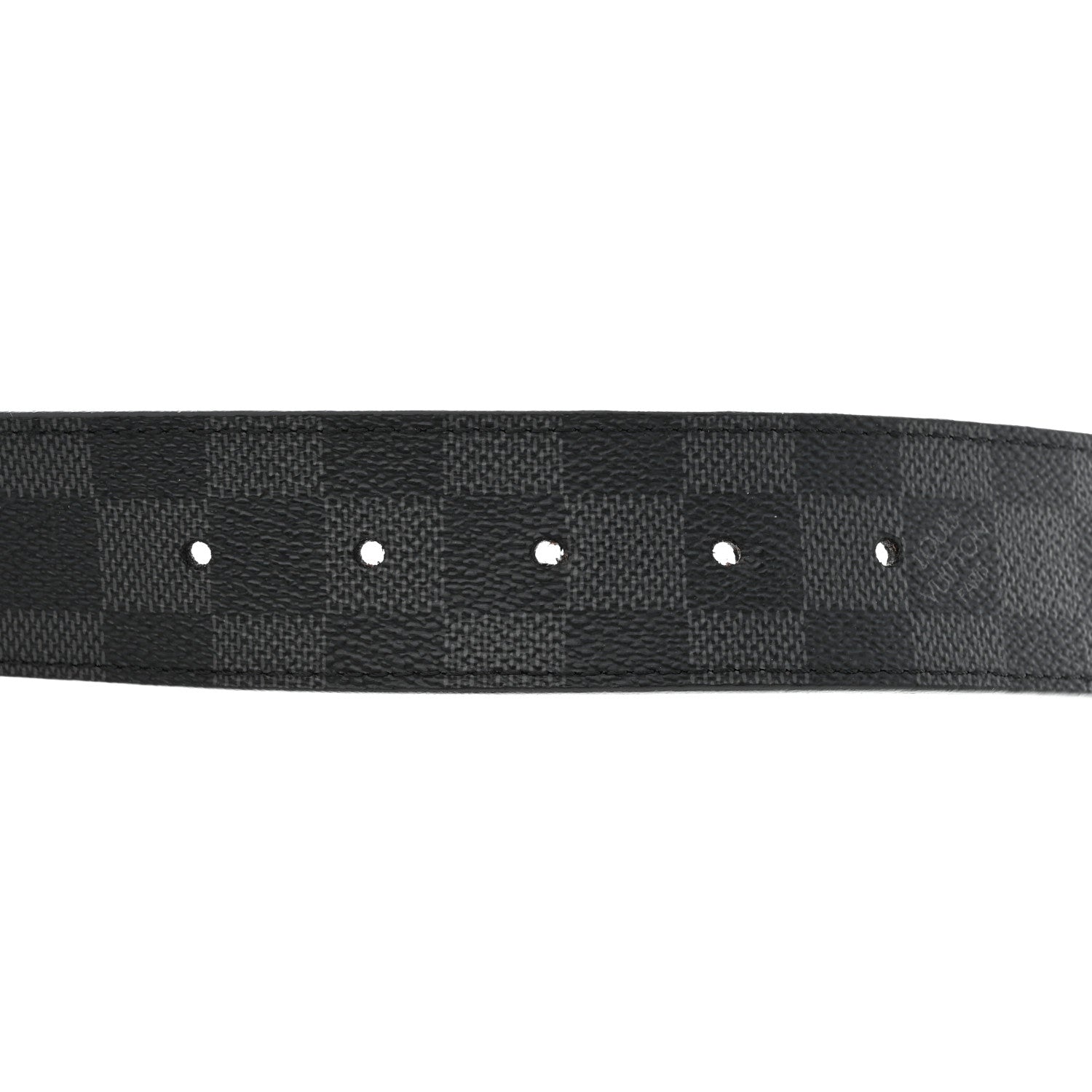 Louis Vuitton Damier Graphite 35mm LV Inventeur Reversible Belt 5 of 7