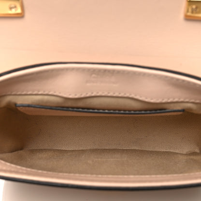 Chloe Calfskin Crocodile Embossed Mini C Double Carry Cement Pink 5 of 9