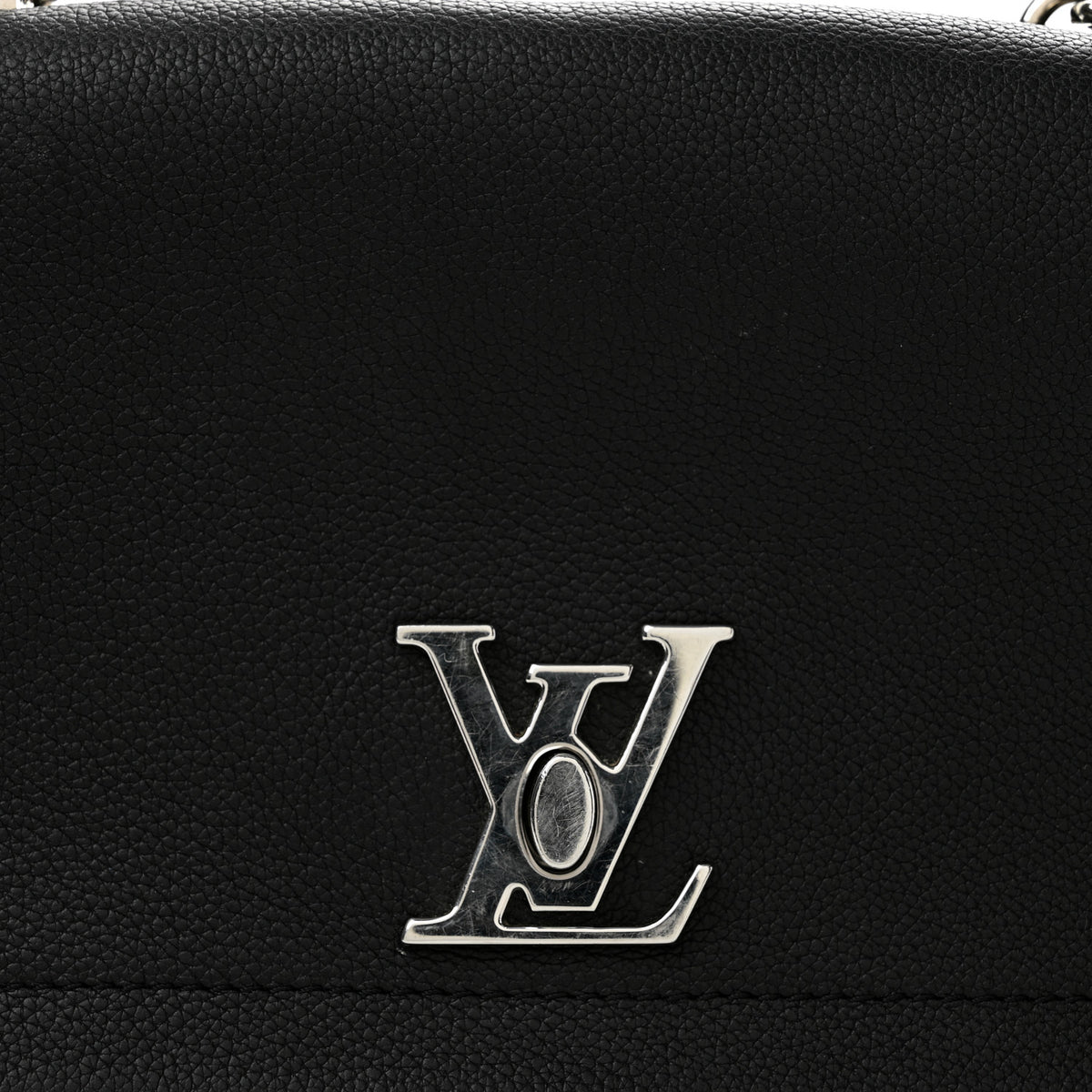 Louis Vuitton Calfskin Lockme II Chain Bag BB  Black 11 of 14