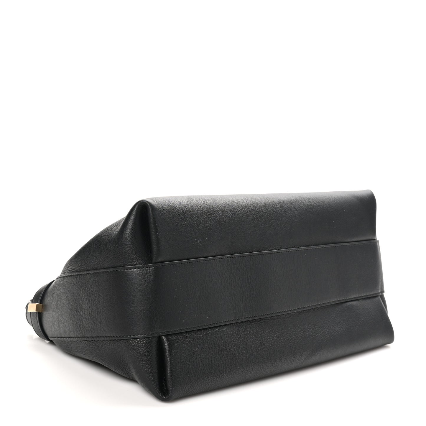 Calfskin Large Hug Pouch Black