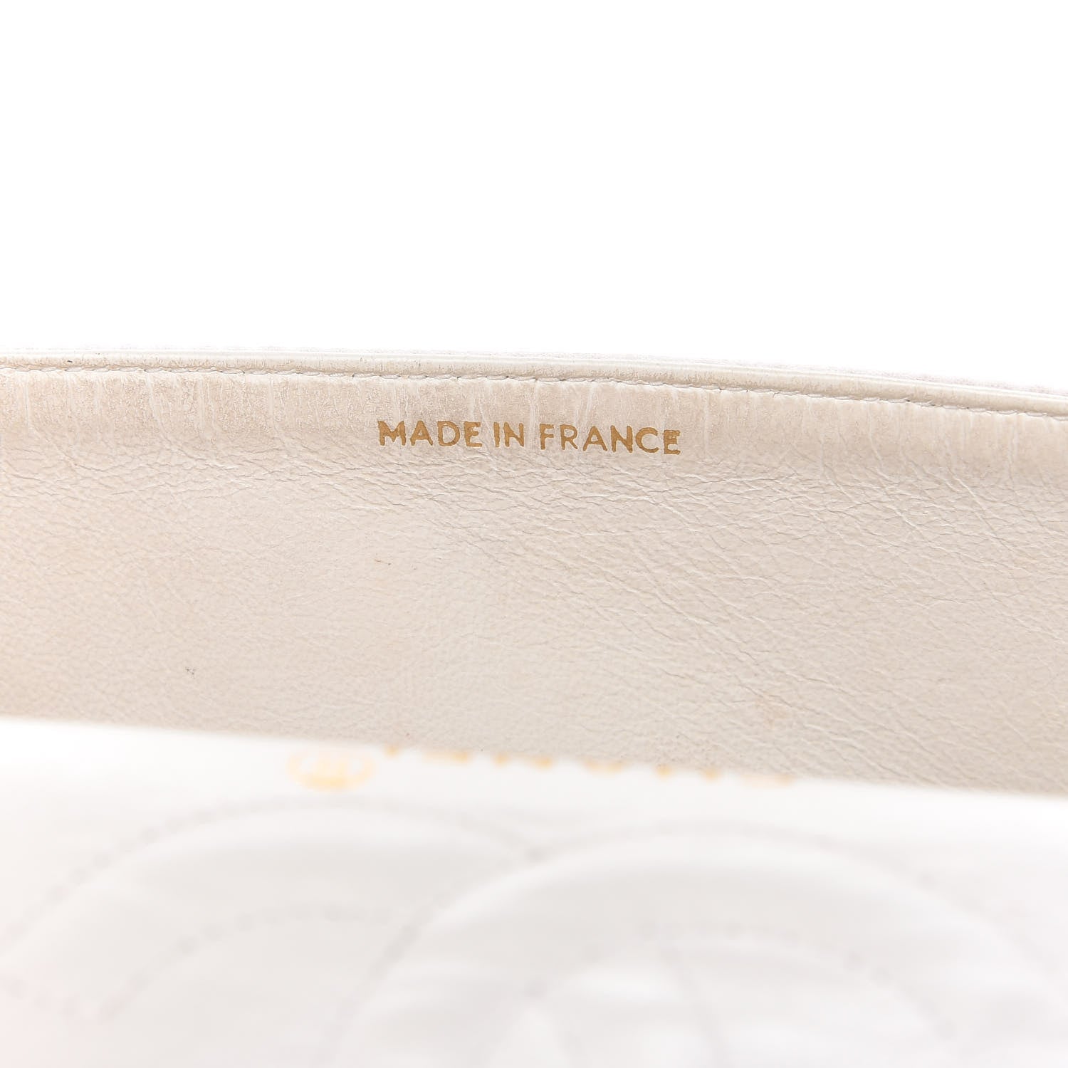 Chanel Neoprene Quilted Medium Double Flap White 10 of 14