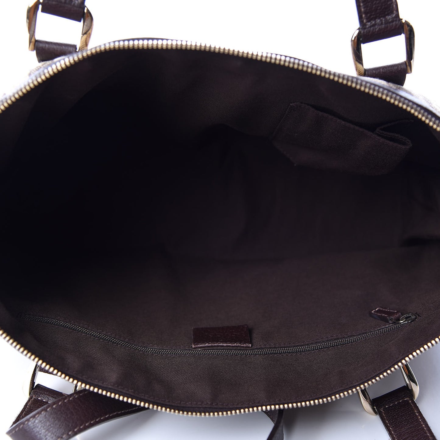 Monogram Medium Abbey Tote Dark Brown