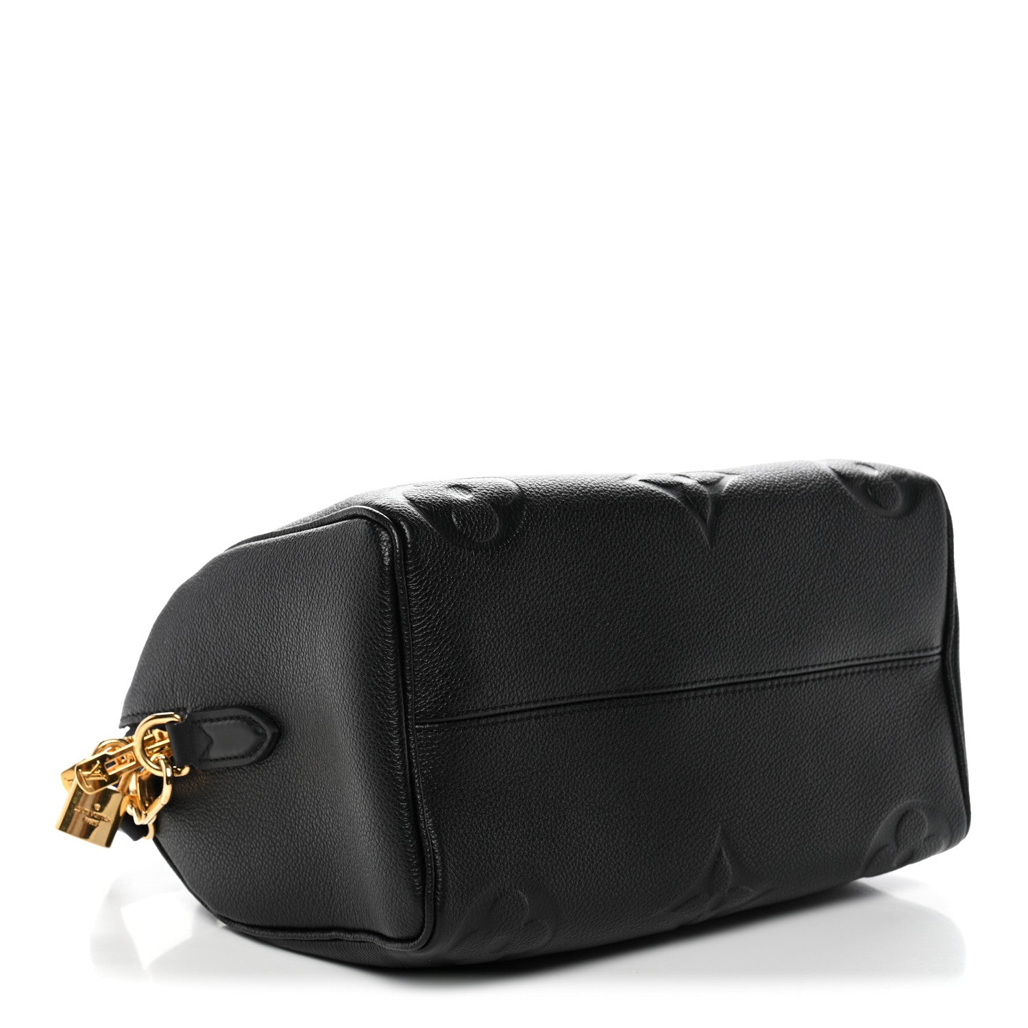 Louis Vuitton Empreinte Monogram Giant Speedy Bandouliere 25 Black 4 of 10