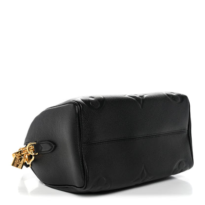 Louis Vuitton Empreinte Monogram Giant Speedy Bandouliere 25 Black 4 of 10