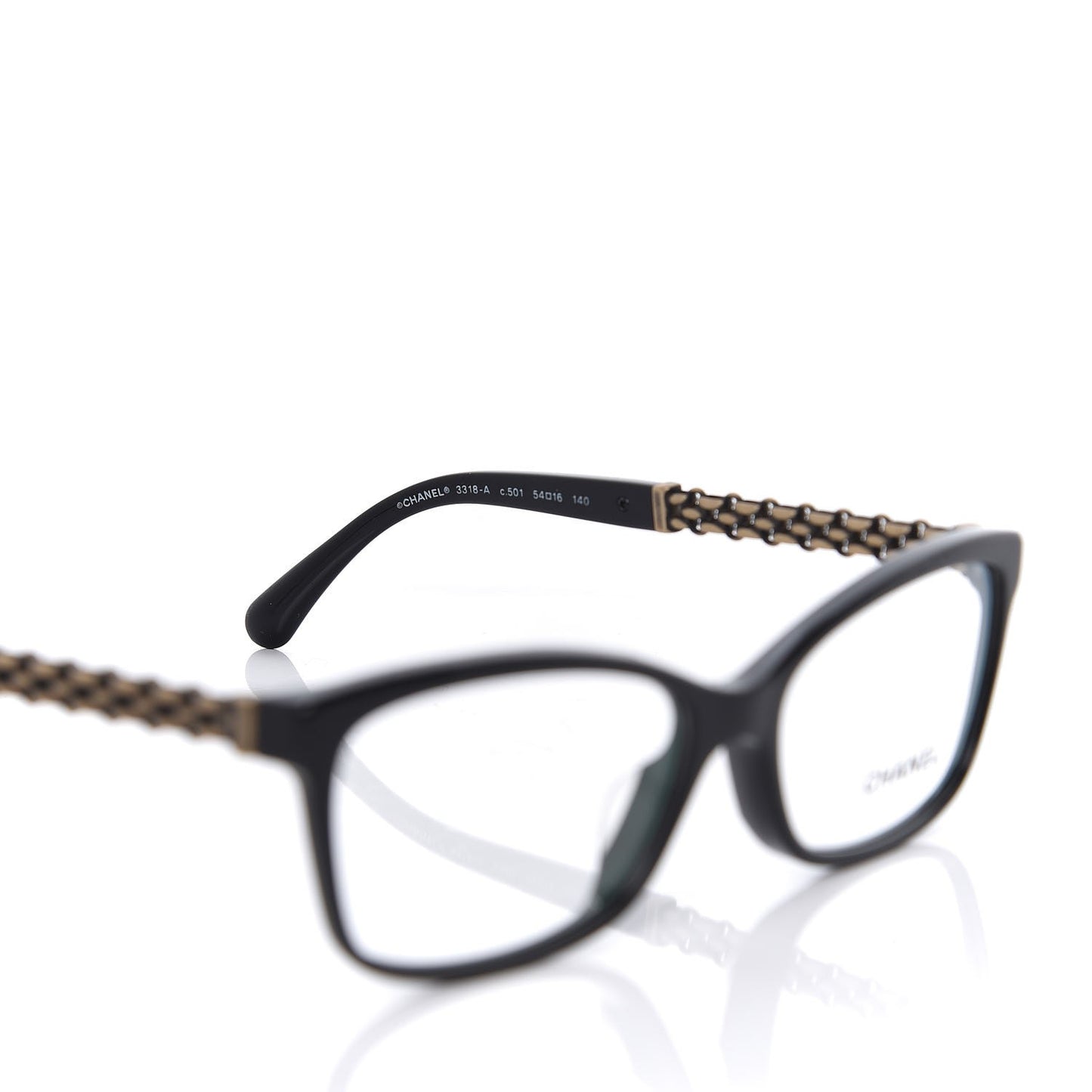 Chain Eyeglasses Frames 3318 Black