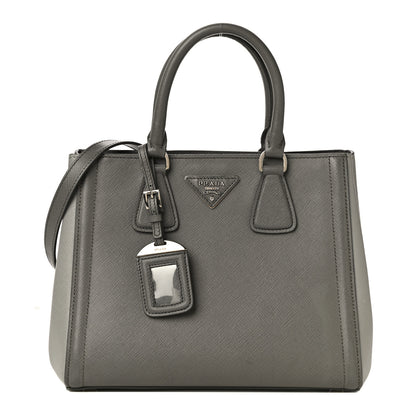 Prada Saffiano Lux Bi-Color Tote Marmo Nube 1 of 14