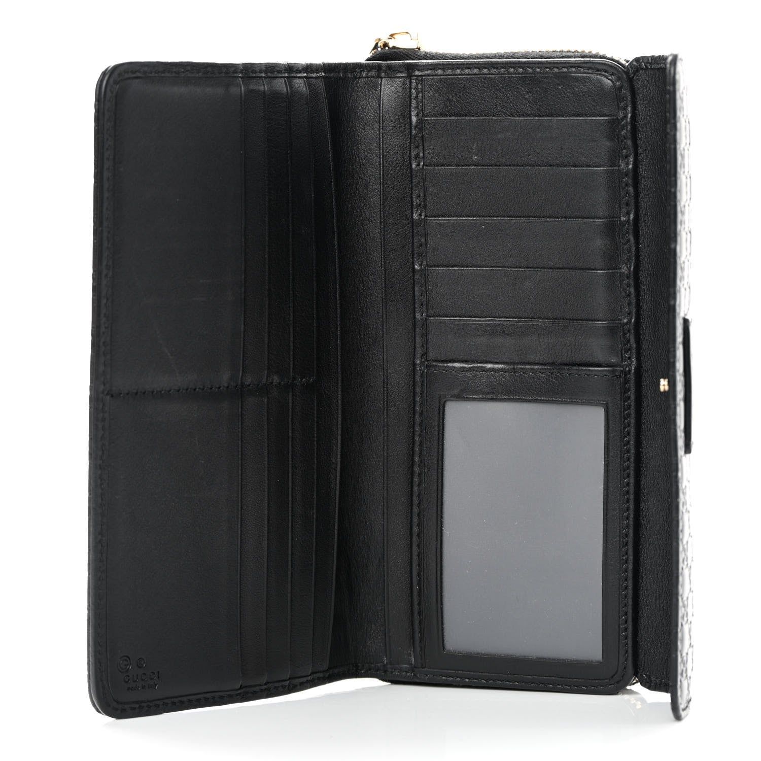 Gucci Soft Microguccissima Continental Zip Wallet Black 5 of 16