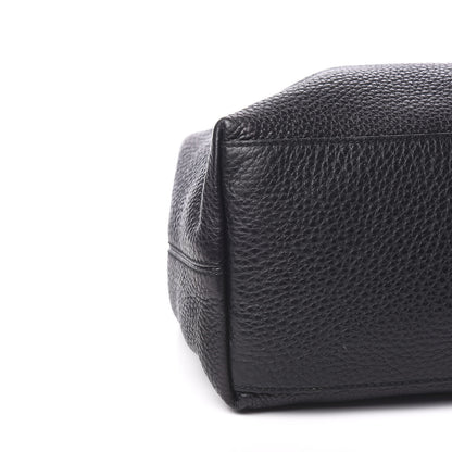 Gucci Pebbled Calfskin Medium Soho Chain Shoulder Bag Black 7 of 9