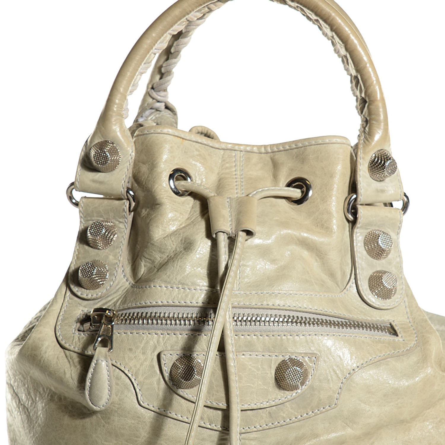 Balenciaga Agneau Giant 21 Silver Hardware Pompon Argent 11 of 11