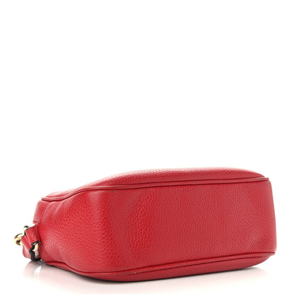 Gucci Pebbled Calfskin Small Soho Disco Bag Tabasco Red 4 of 14