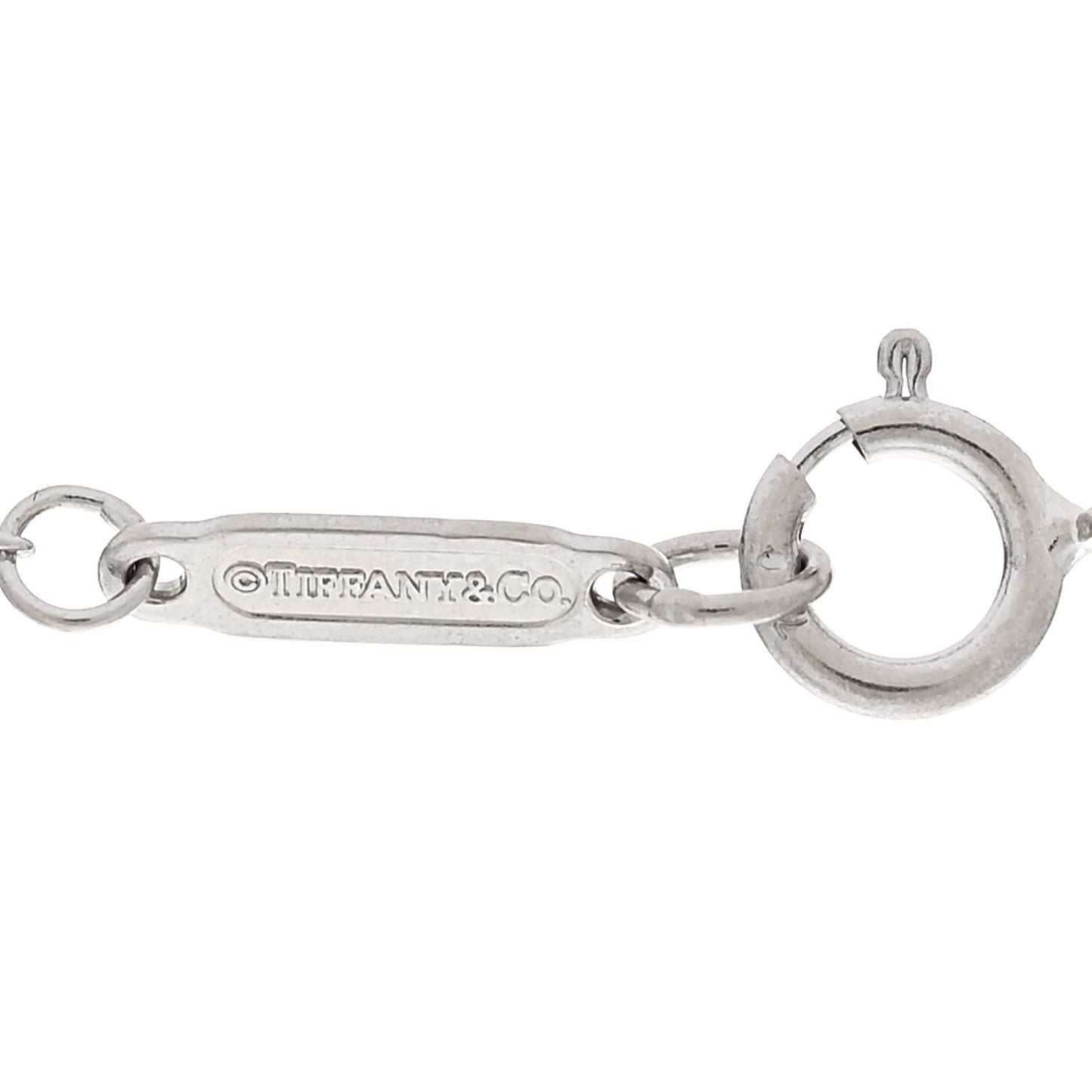 18K White Gold Diamond Metro Heart Pendant Necklace