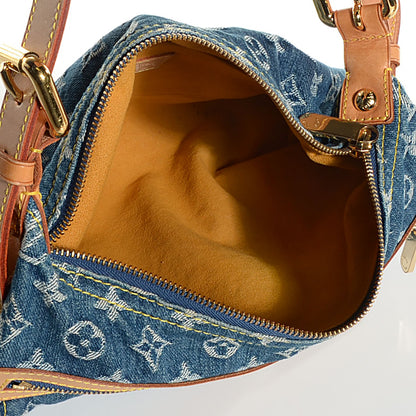Louis Vuitton Monogram Denim Baggy PM Blue 5 of 7