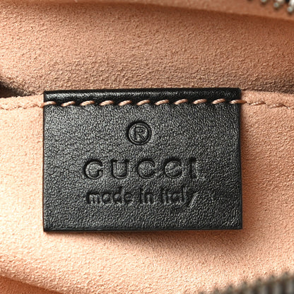 Gucci Calfskin Matelasse GG Marmont Belt Bag 85 34 Black 6 of 13