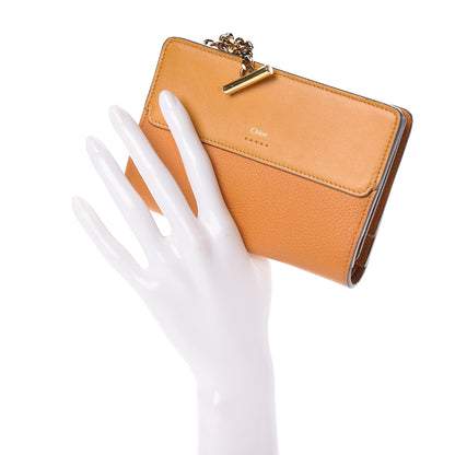 Chloe Calfskin Joe Compact Wallet Sunflower 2 of 7