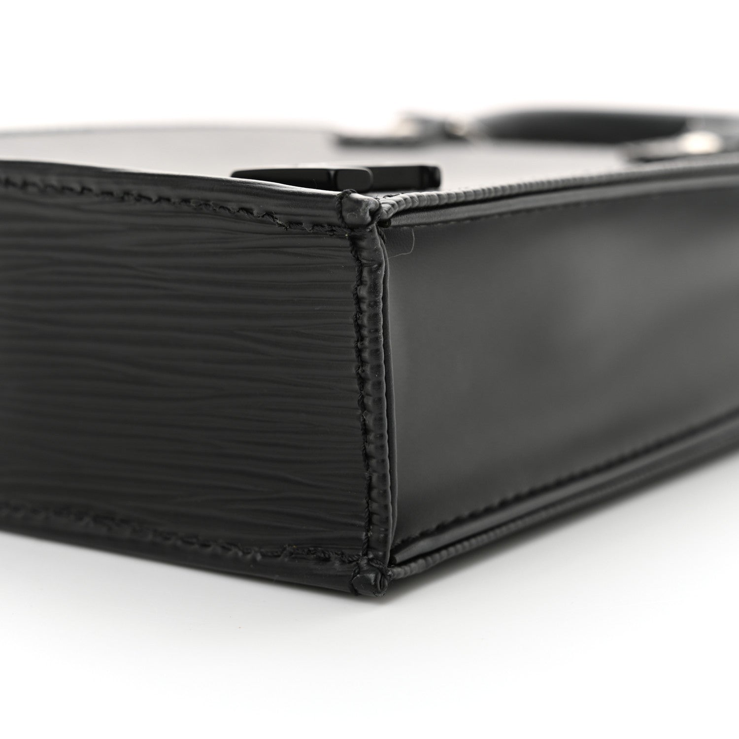 Louis Vuitton Epi Petit Sac Plat Black 8 of 9