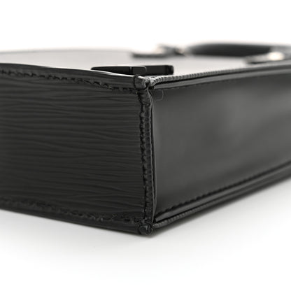Louis Vuitton Epi Petit Sac Plat Black 8 of 9