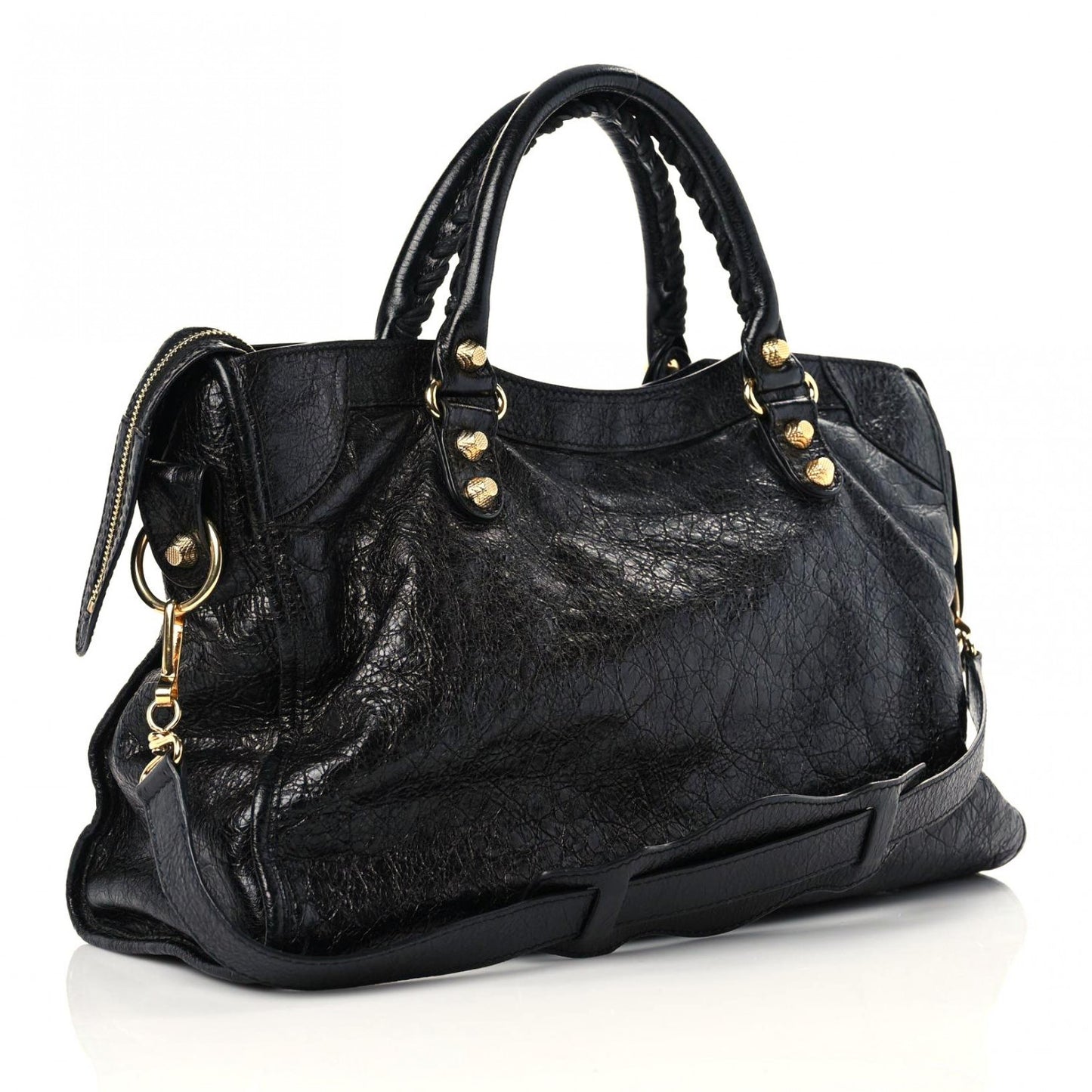 Agneau Giant 12 Gold Hardware City Black