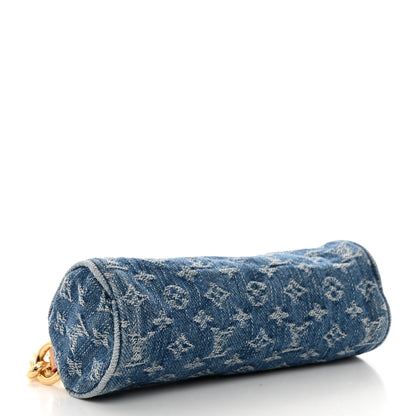 Louis Vuitton Monogram Denim Mini Papillon Denim Blue 4 of 6