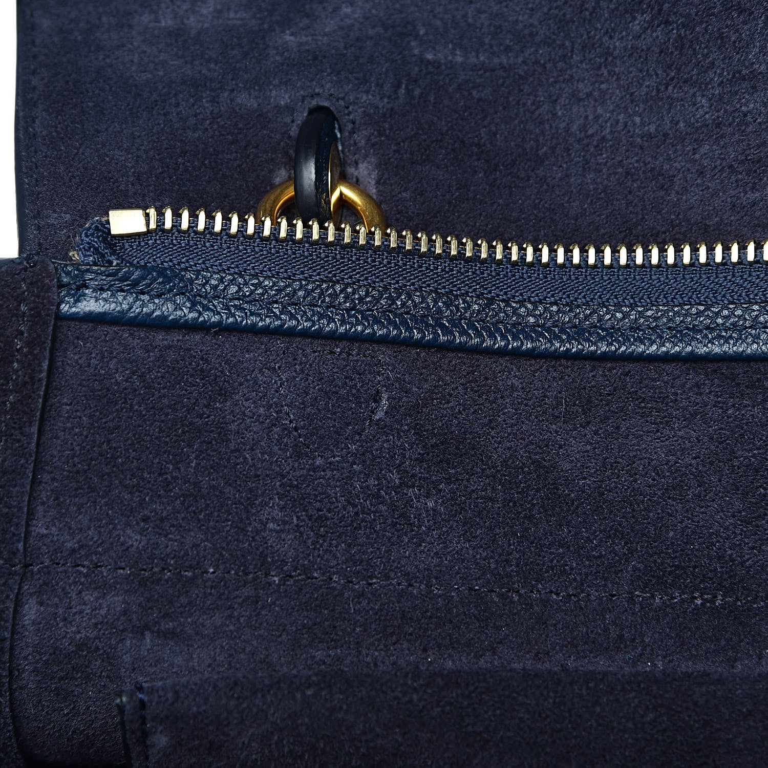 Celine Grained Calfskin Mini Belt Bag Deepsea 7 of 13