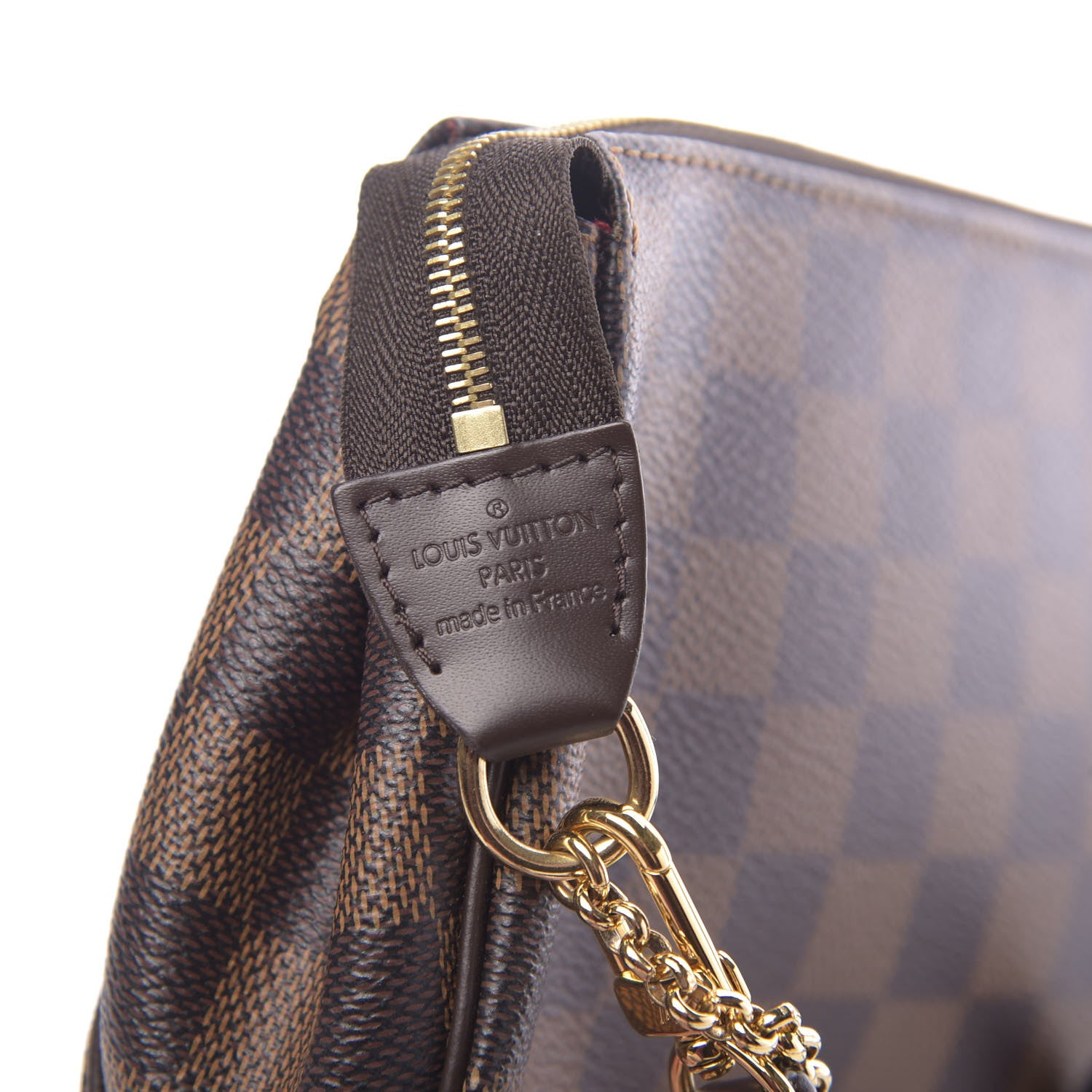 Louis Vuitton Damier Ebene Eva Clutch 7 of 10
