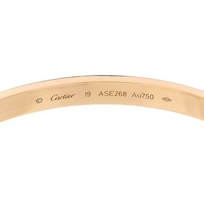 Cartier 18K Yellow Gold LOVE Bracelet 19 4 of 8