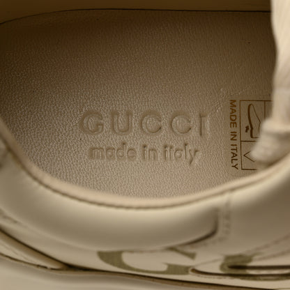 Gucci Calfskin Logo Womens Rhyton Sneakers 35 Ivory 7 of 9