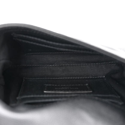 Saint Laurent Grain De Poudre Monogram Toy West Hollywood Fold-Over Bag Black 5 of 11