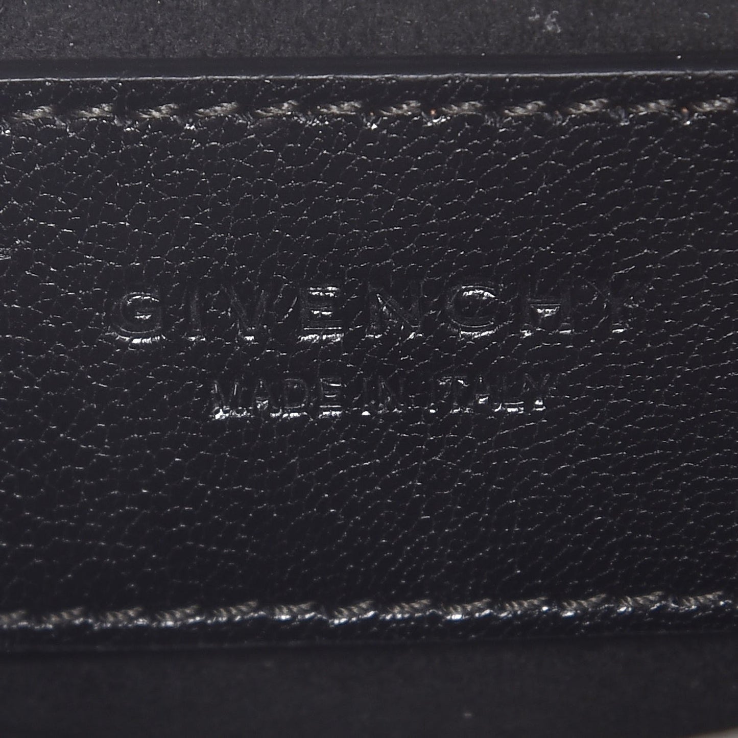 Goatskin Suede Mini GV3 Shoulder Bag Black