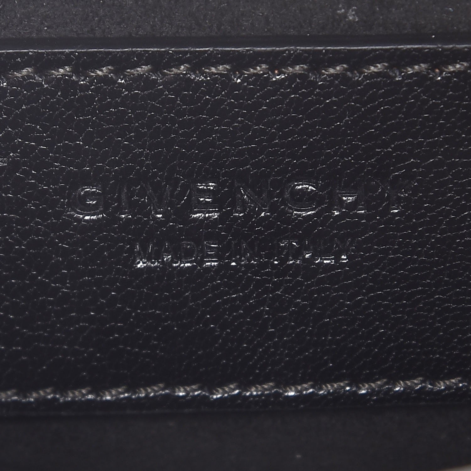 Givenchy Goatskin Suede Mini GV3 Shoulder Bag Black 6 of 8