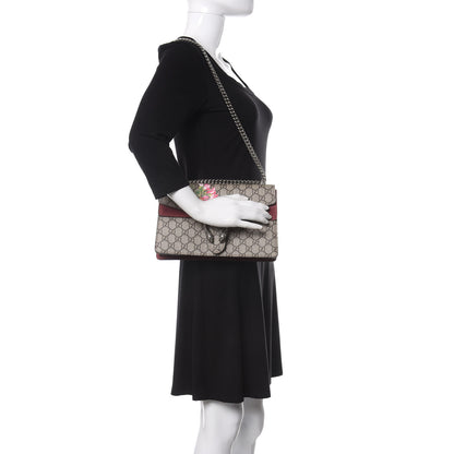 Gucci GG Supreme Monogram Blooms Small Dionysus Shoulder Bag Beige Multicolor Dry Rose 2 of 10