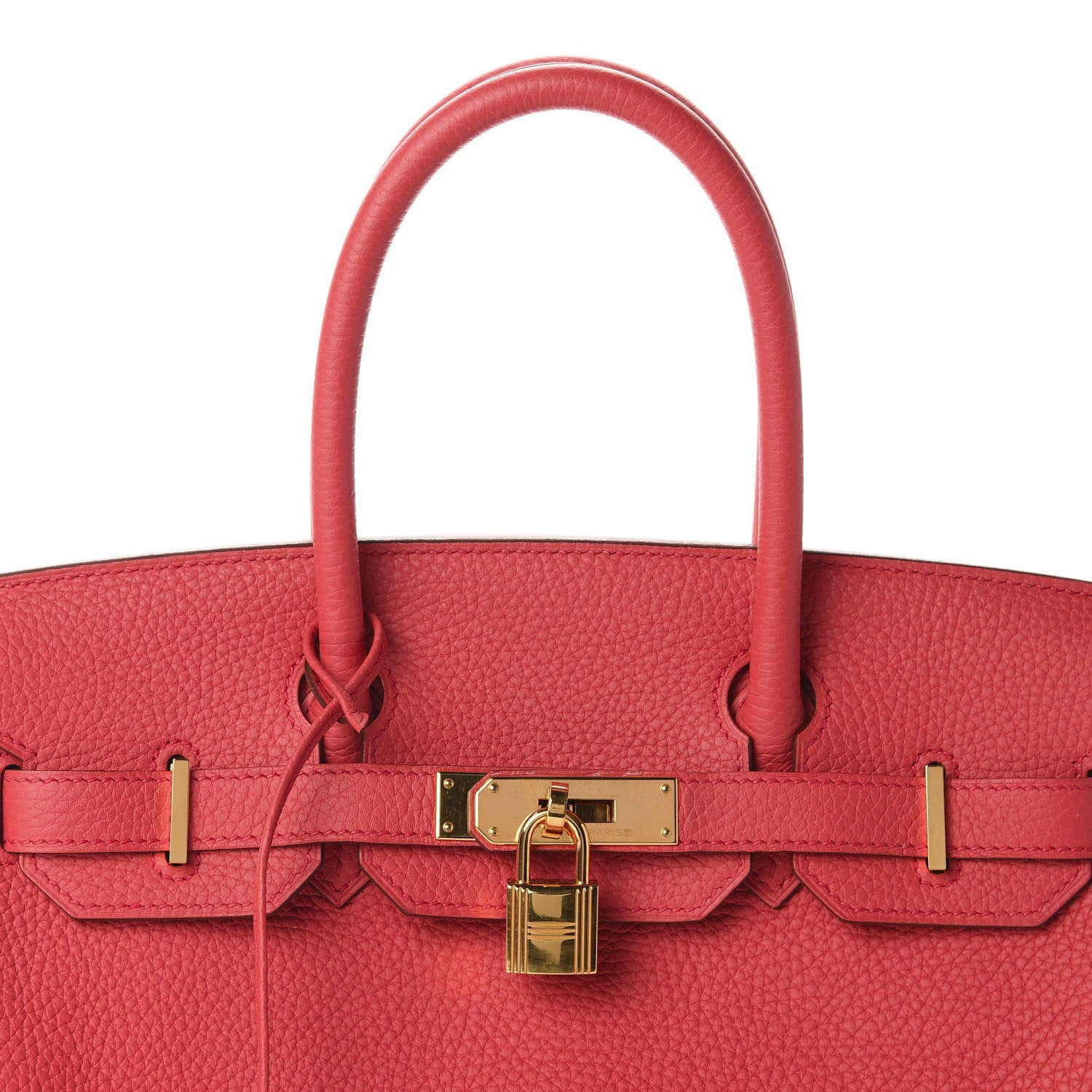 Hermes Taurillon Clemence Birkin 30 Bougainvillea 11 of 12