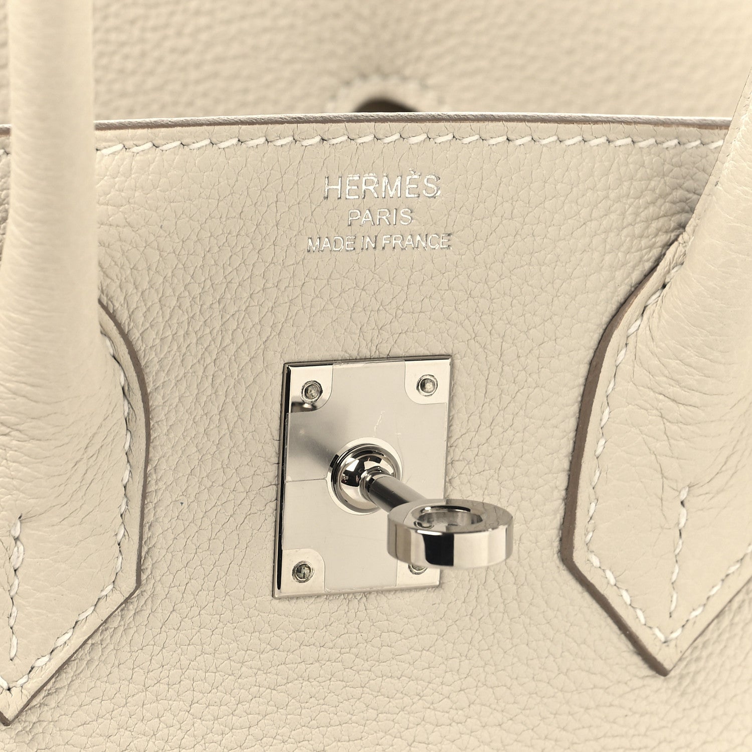 Hermes Togo Birkin 25 Craie 6 of 13
