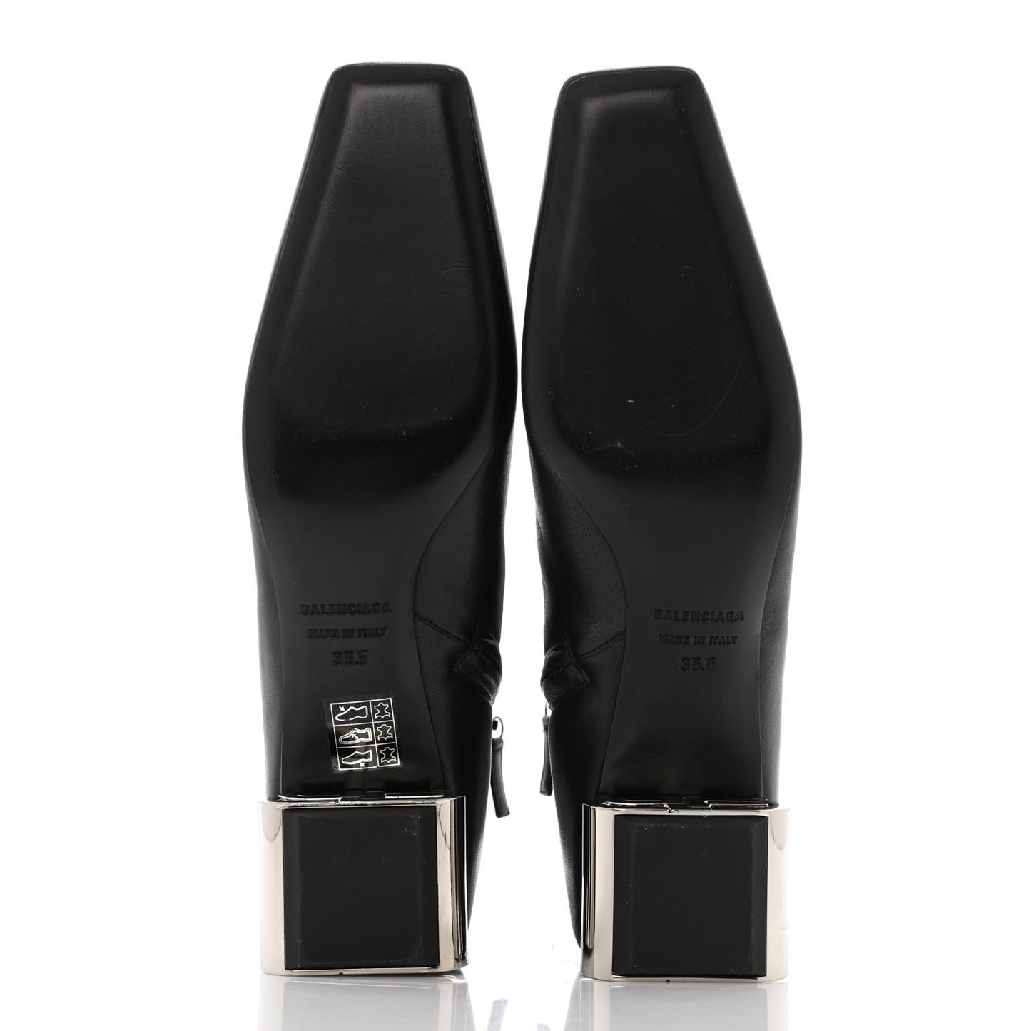Sheepskin Typo Ankle Booties 35.5 Black