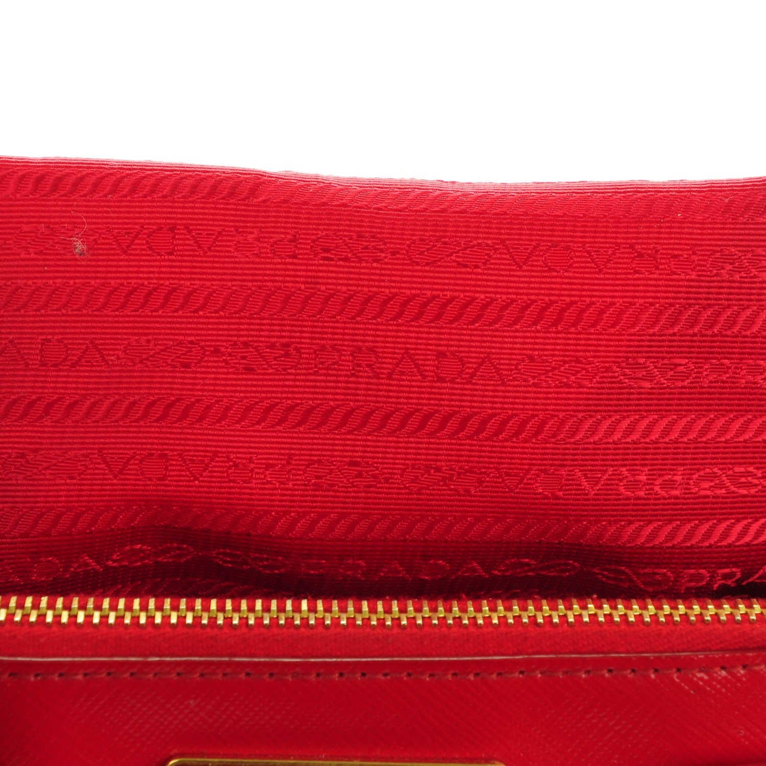 Prada Saffiano Vernice Mini Galleria Double Zip Tote Rosso 14 of 15