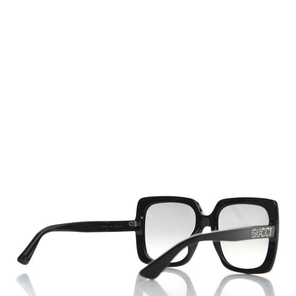 Gucci Crystal Square Frame GG Sunglasses GG0418S Black 4 of 8