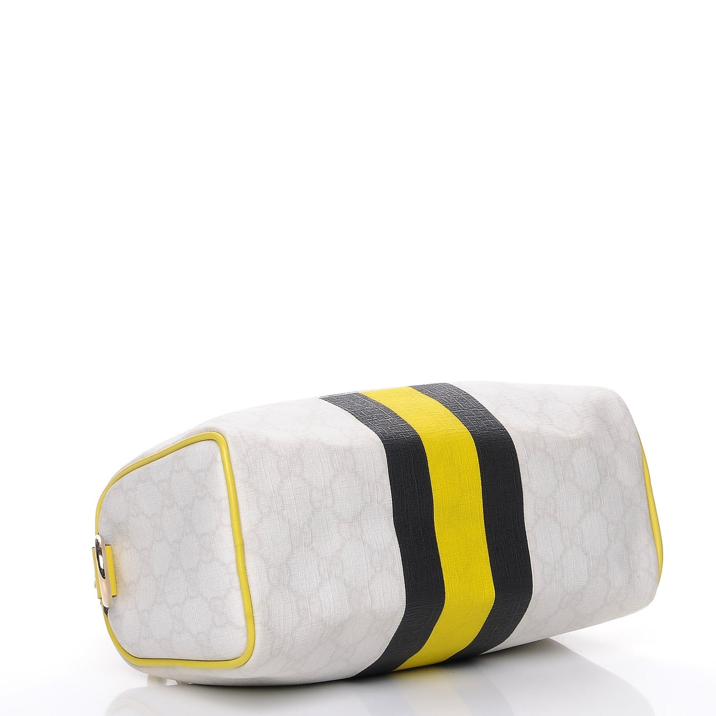 GG Plus Monogram Web Stripe Small Joy Boston Yellow
