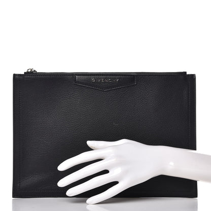 Givenchy Sugar Goatskin Medium Antigona Pouch Black 1 of 7