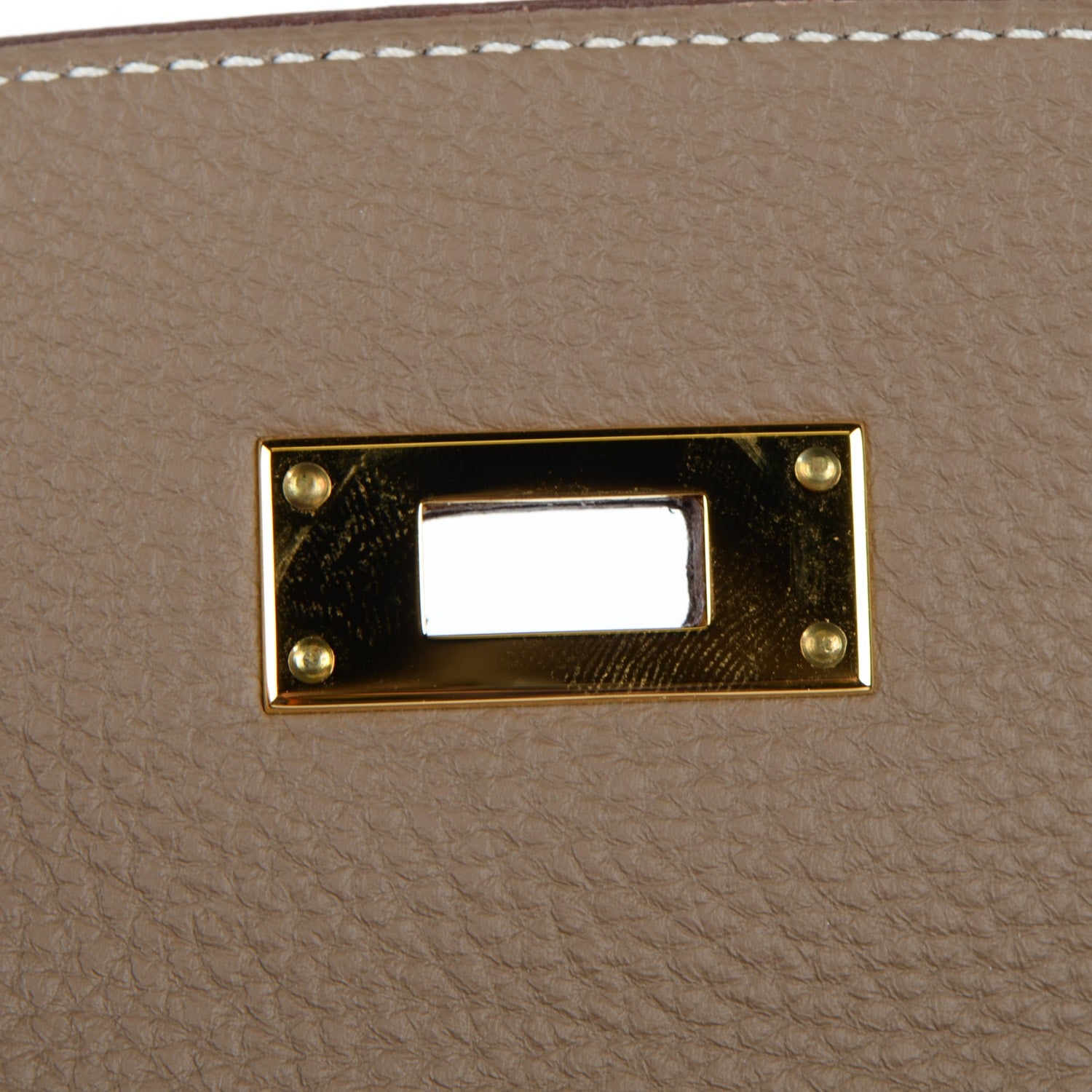 Hermes Togo Kelly Retourne 32 Etoupe 16 of 28