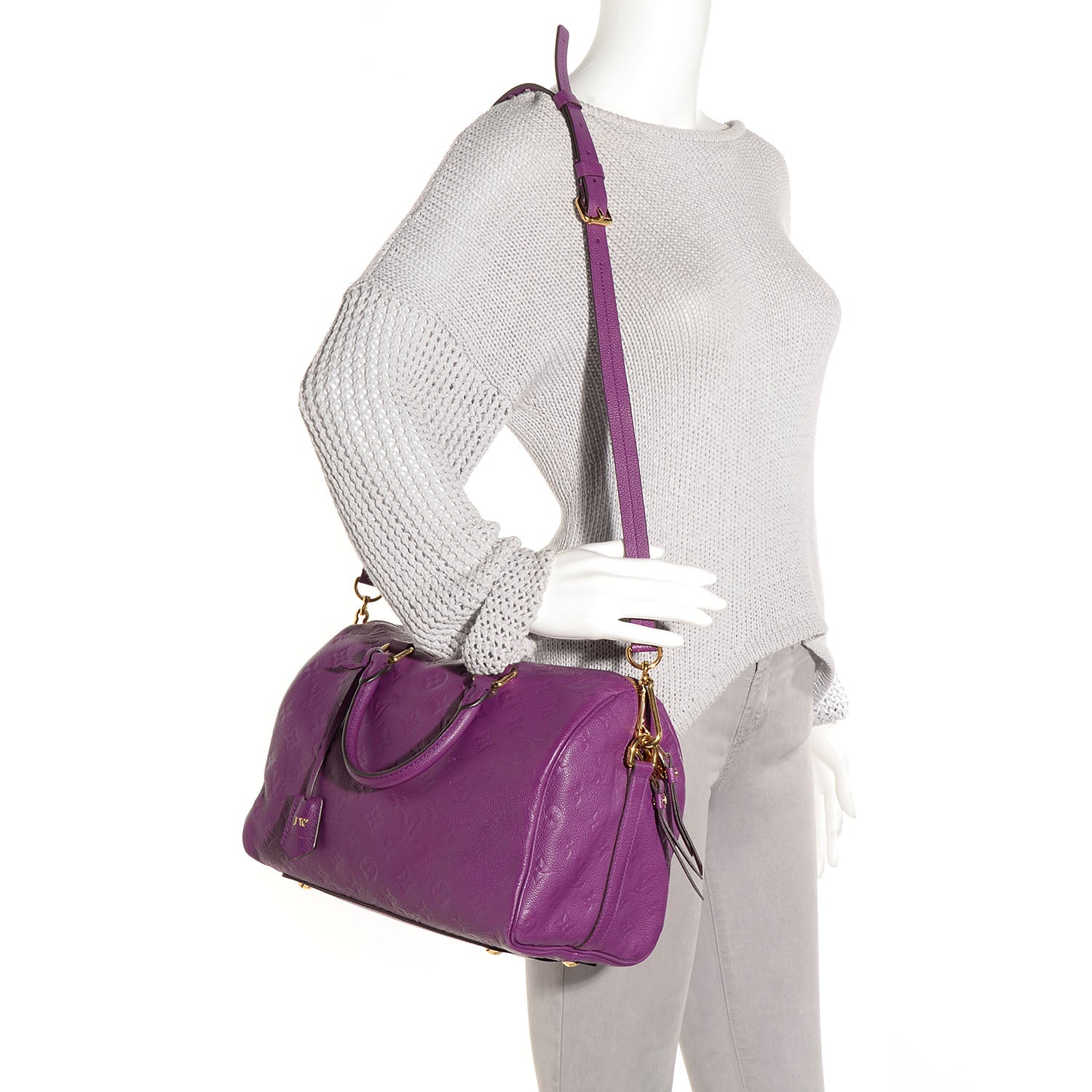 Louis Vuitton Empreinte Speedy Bandouliere 30 Amethyste 2 of 7