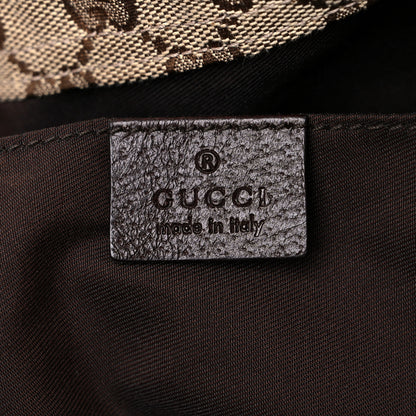 Gucci GG Monogram Medium Web Handle Vertical Tote Dark Brown 6 of 17
