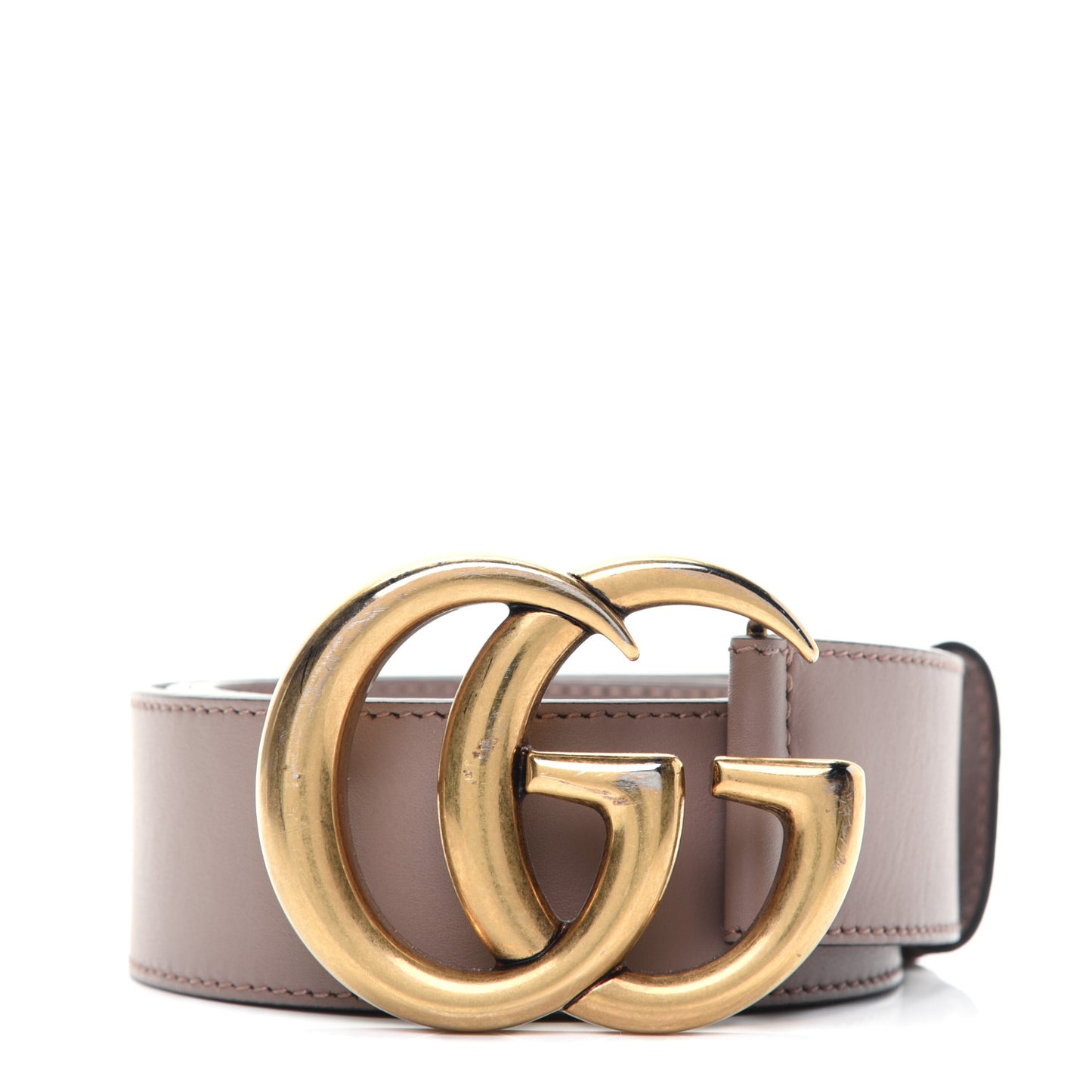 Calfskin Double G 40mm Belt 85 34 Porcelain Rose