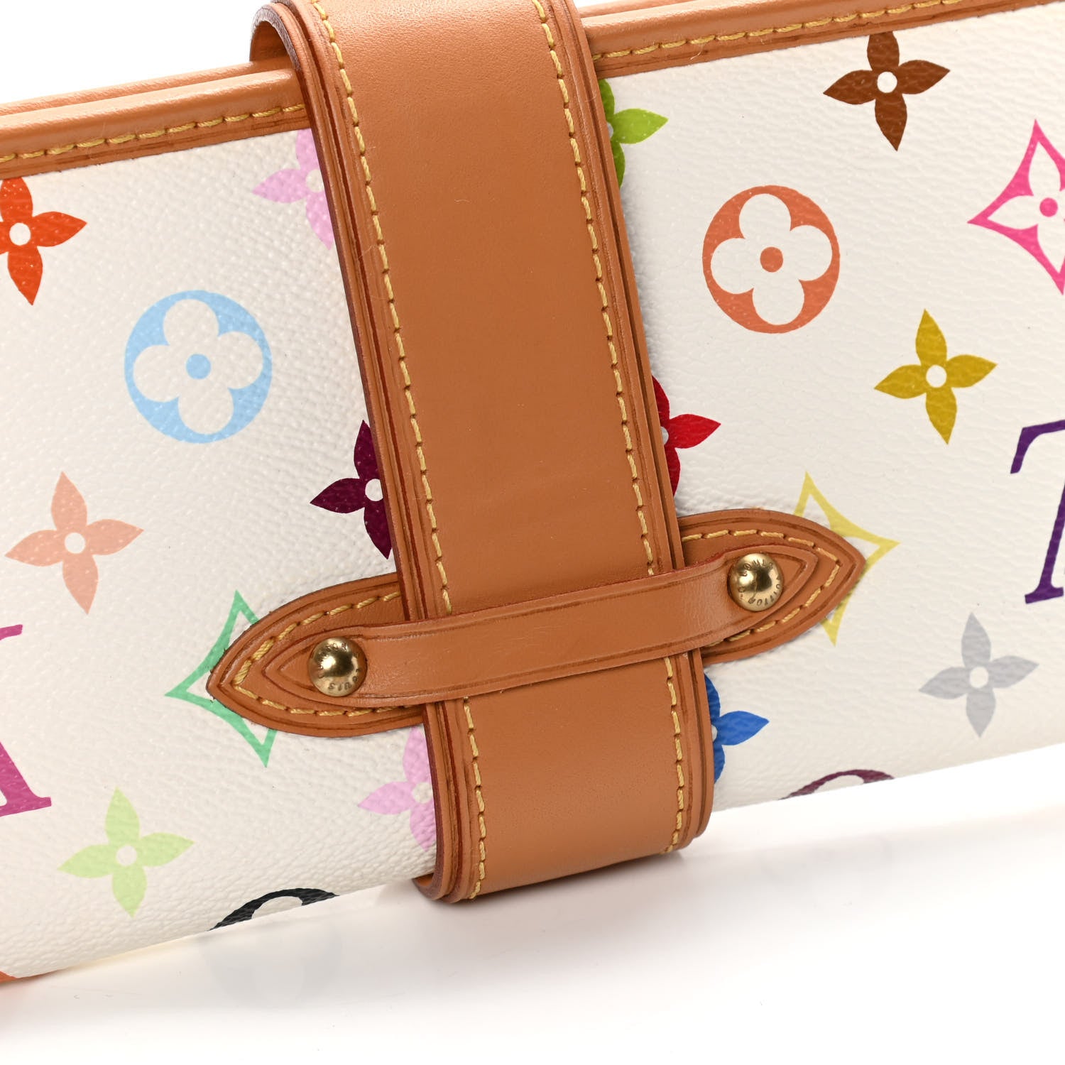 Louis Vuitton Monogram Multicolor Shirley White 9 of 10
