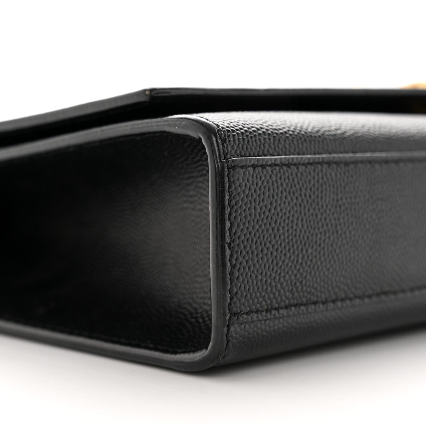 Grain De Poudre Medium Classic Monogram Kate Satchel Black