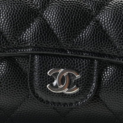 Chanel Caviar Quilted Classic 4 Key Holder Wallet Black 10 of 10