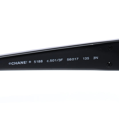 Chanel Quilted CC Sunglasses 5188 Black 4 of 5