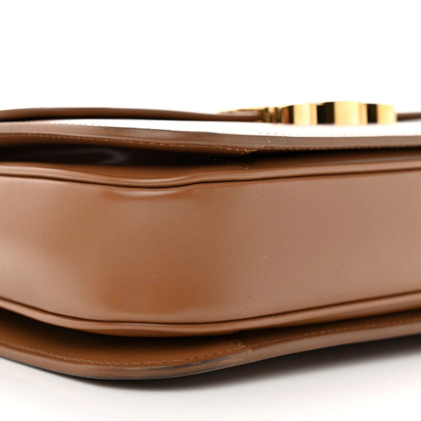 Shiny Calfskin Medium Triomphe Bronze