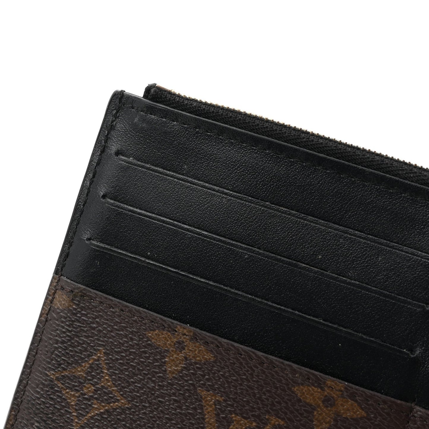 Monogram Slim Purse Black