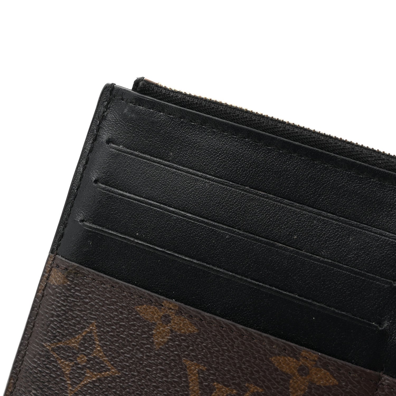 Louis Vuitton Monogram Slim Purse Black 8 of 10