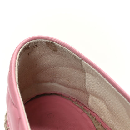 Gucci Nappa Matelasse GG Marmont Espadrilles 36 Wild Rose 9 of 9